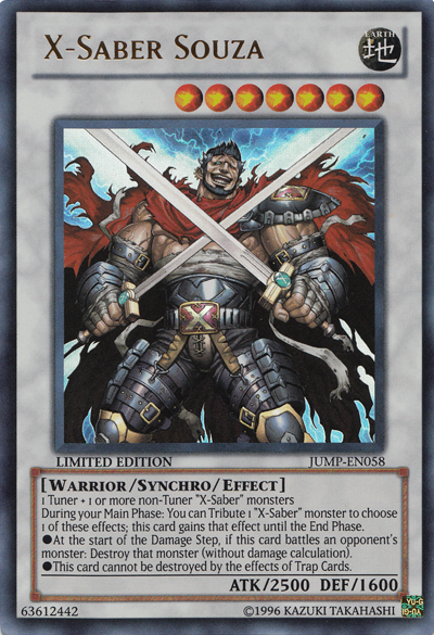 X-Saber Souza [JUMP-EN058] Ultra Rare | Odin's Place