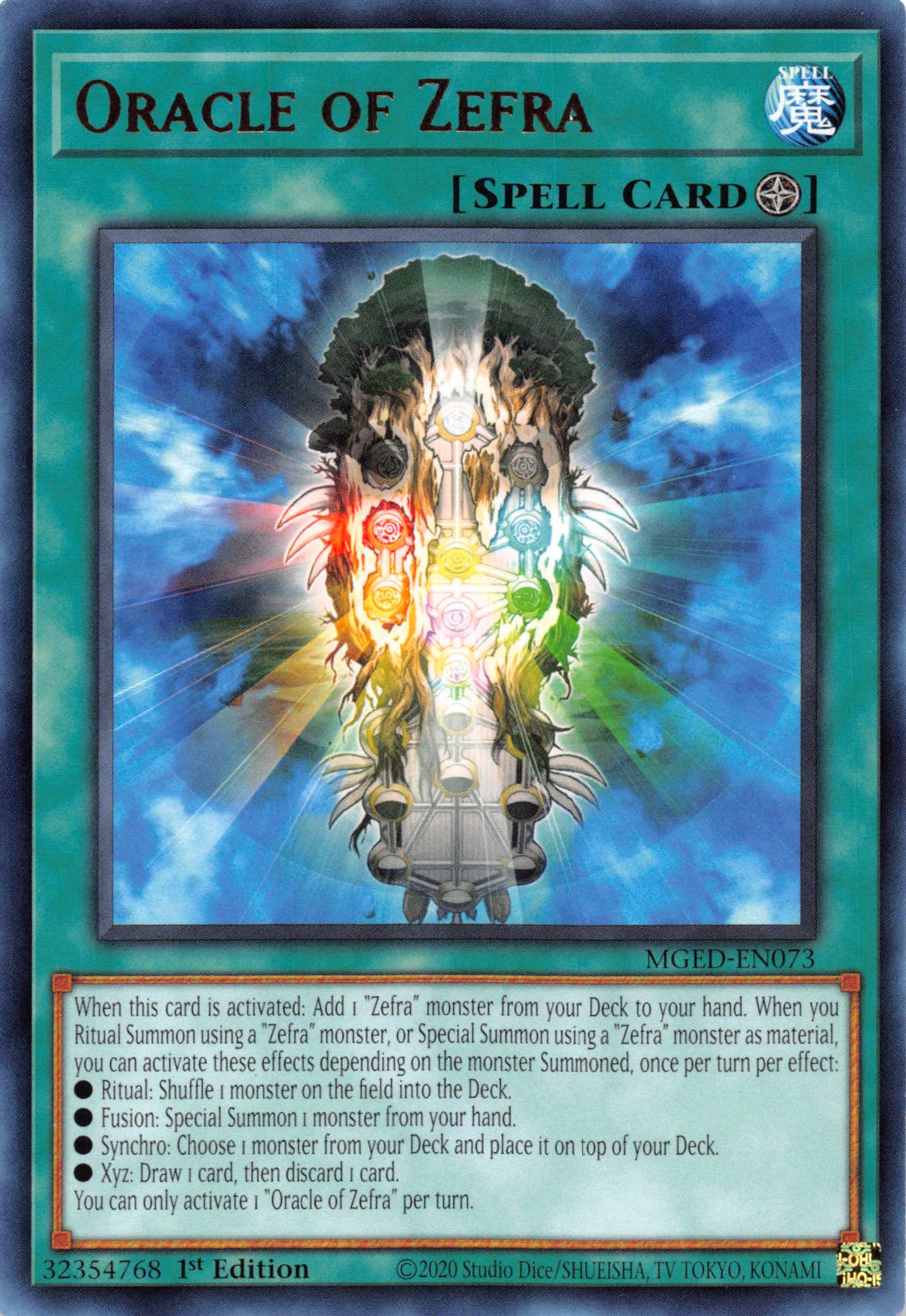 Oracle of Zefra [MGED-EN073] Rare | Odin's Place