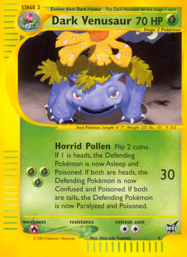 Dark Venusaur (7) [Best of Promos] | Odin's Place