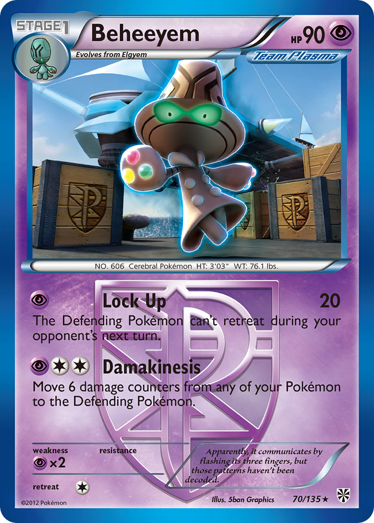 Beheeyem (70/135) [Black & White: Plasma Storm] | Odin's Place
