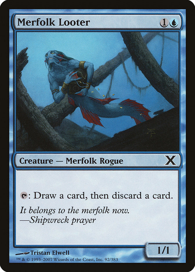 Merfolk Looter (92) [Tenth Edition] | Odin's Place