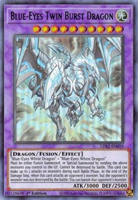 Blue-Eyes Twin Burst Dragon (Green) [LDS2-EN019] Ultra Rare | Odin's Place