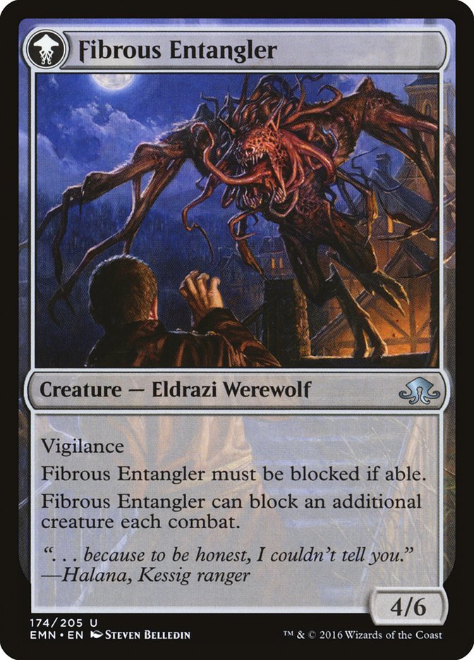 Tangleclaw Werewolf // Fibrous Entangler [Eldritch Moon] | Odin's Place