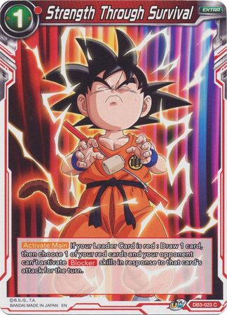 Strength Through Survival (DB3-023) [Giant Force] | Odin's Place