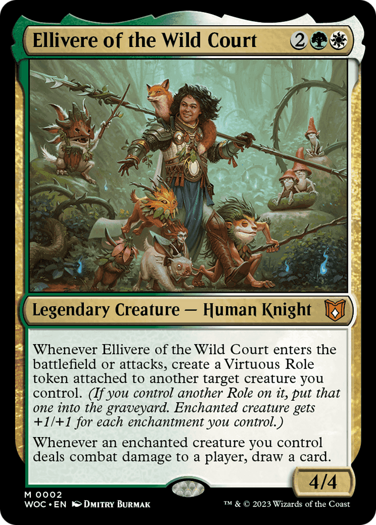 Ellivere of the Wild Court [Wilds of Eldraine Commander] | Odin's Place