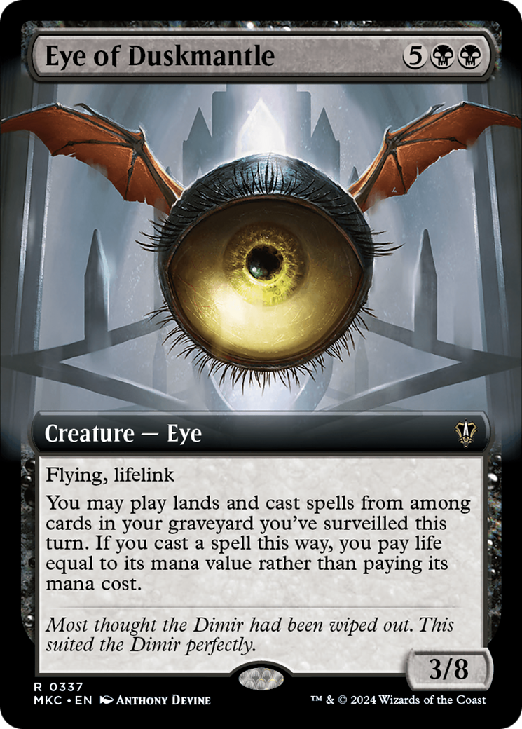 Eye of Duskmantle (Extended Art) [Murders at Karlov Manor Commander] | Odin's Place