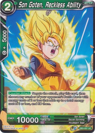 Son Goten, Reckless Ability (DB3-057) [Giant Force] | Odin's Place