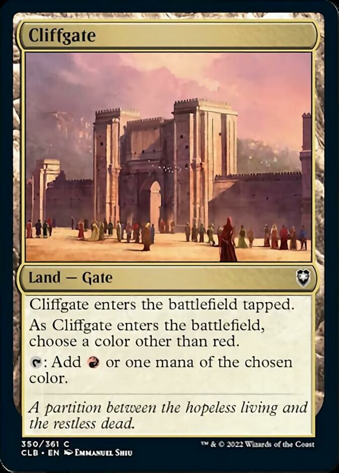 Cliffgate [Commander Legends: Battle for Baldur's Gate] | Odin's Place