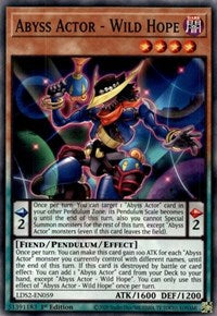 Abyss Actor - Wild Hope [LDS2-EN059] Common | Odin's Place