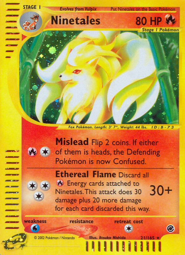 Ninetales (21/165) [Expedition: Base Set] | Odin's Place