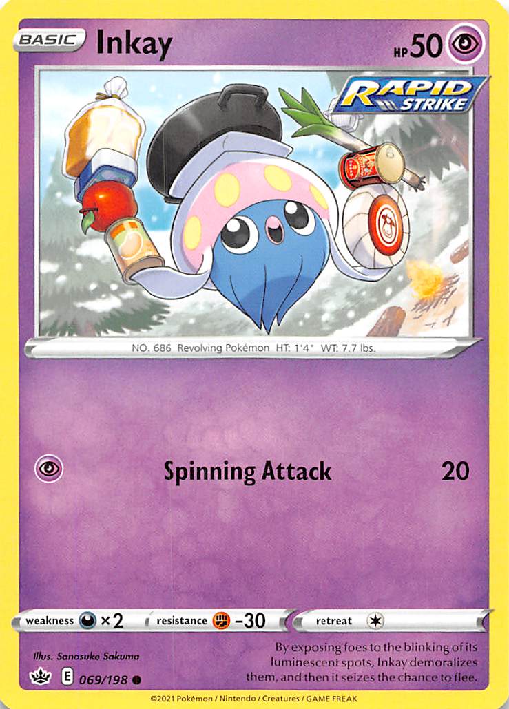 Inkay (069/198) [Sword & Shield: Chilling Reign] | Odin's Place