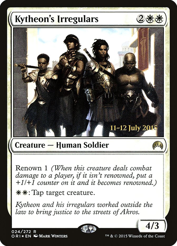 Kytheon's Irregulars (24) [Magic Origins Prerelease Promos] | Odin's Place