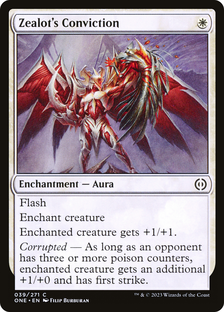 Zealot's Conviction [Phyrexia: All Will Be One] | Odin's Place
