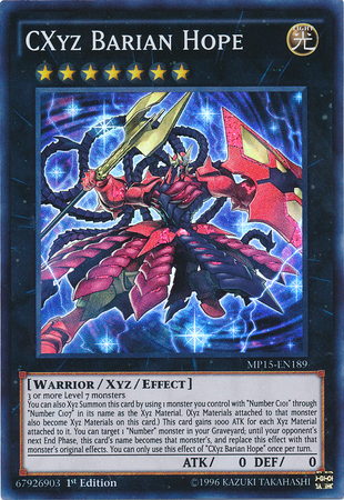CXyz Barian Hope [MP15-EN189] Super Rare | Odin's Place