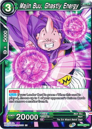 Majin Buu, Ghastly Energy (BT11-070) [Vermilion Bloodline] | Odin's Place