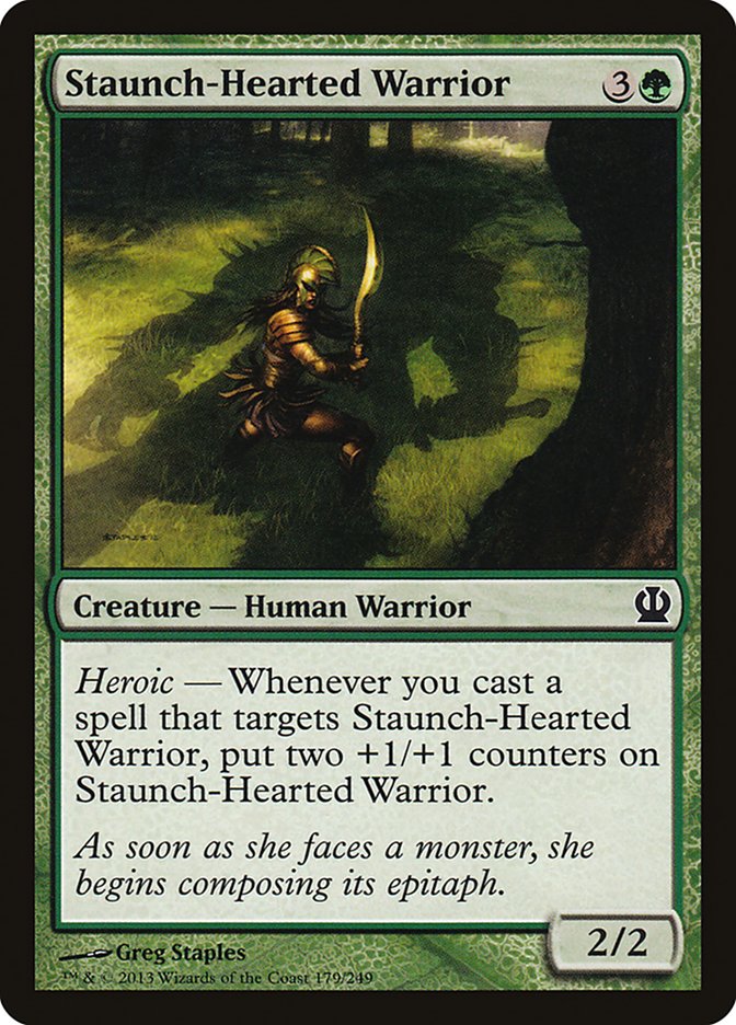 Staunch-Hearted Warrior (179) [Theros] | Odin's Place