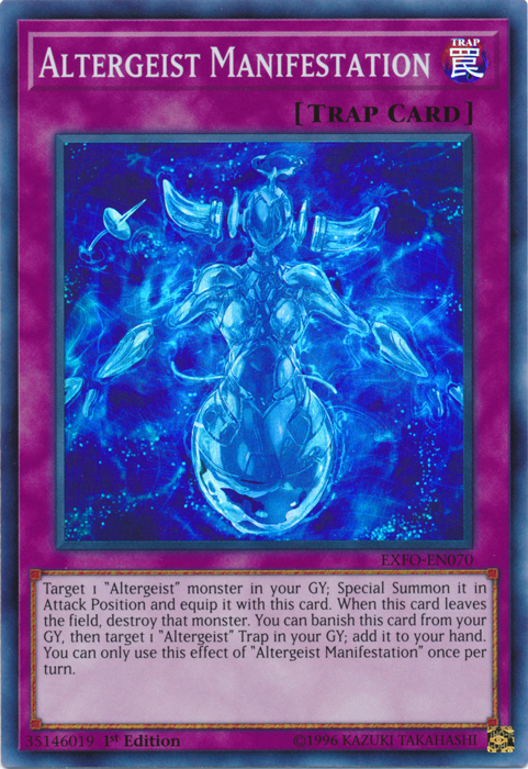 Altergeist Manifestation [EXFO-EN070] Super Rare | Odin's Place