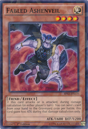 Fabled Ashenveil [BP03-EN079] Shatterfoil Rare | Odin's Place