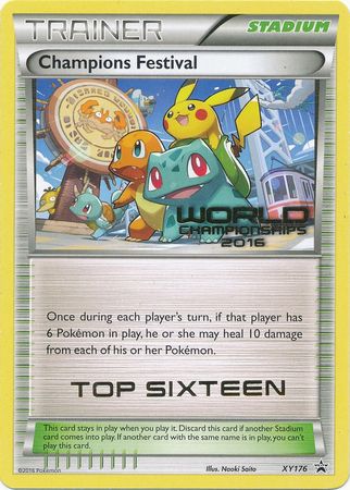 Champions Festival 2016 Top Sixteen (XY176) [XY: Black Star Promos] | Odin's Place