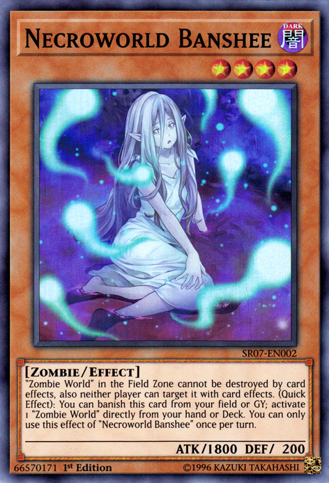 Necroworld Banshee [SR07-EN002] Super Rare | Odin's Place