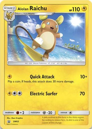 Alolan Raichu (SM65) (Jumbo Card) [Sun & Moon: Black Star Promos] | Odin's Place
