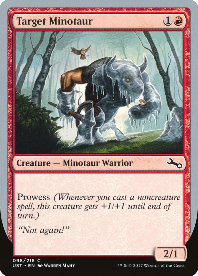 Target Minotaur (98) (Ice Art) [Unstable] | Odin's Place