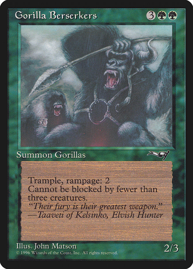 Gorilla Berserkers (Mouths Open) [Alliances] | Odin's Place