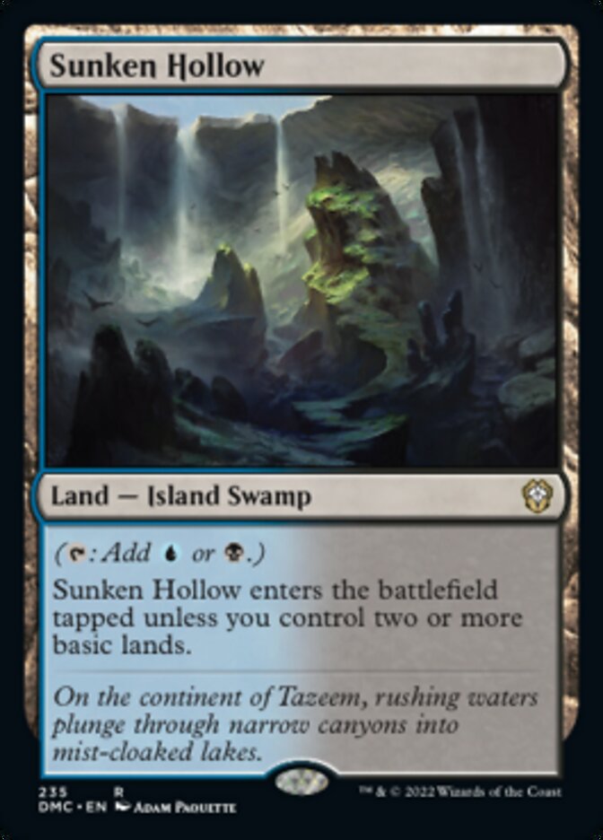 Sunken Hollow [Dominaria United Commander] | Odin's Place