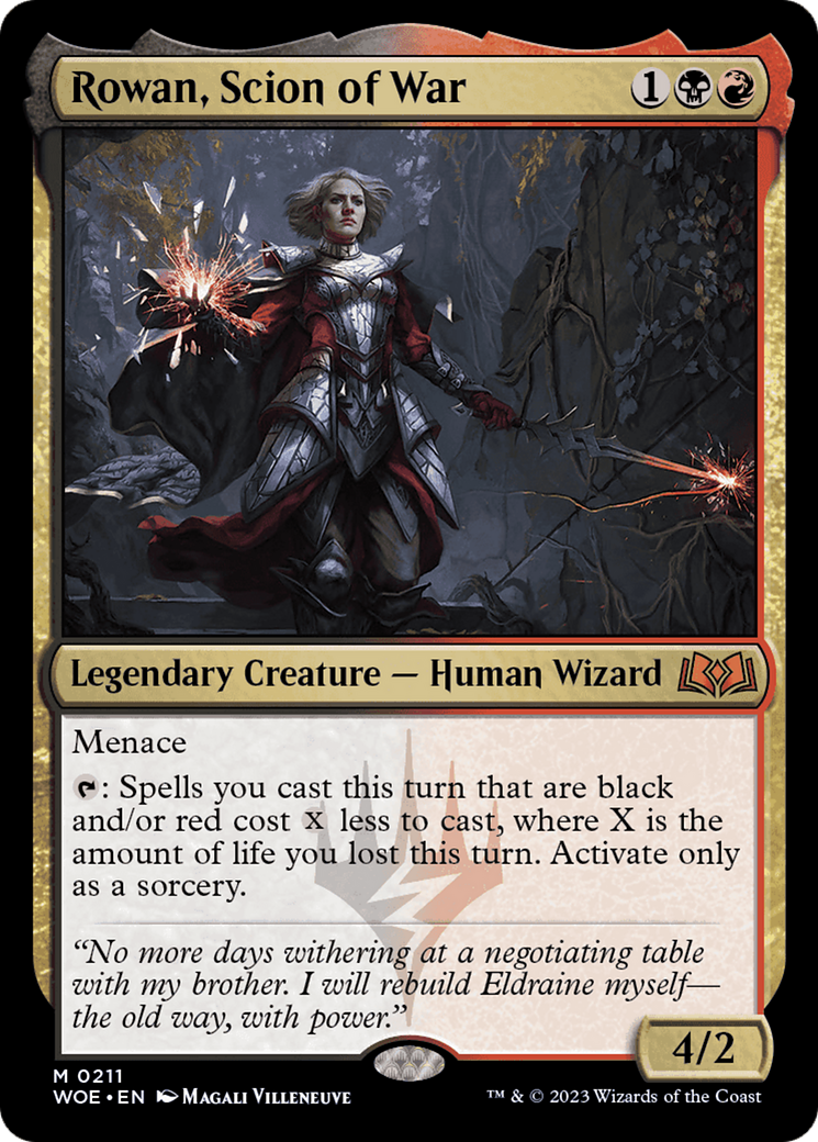 Rowan, Scion of War [Wilds of Eldraine] | Odin's Place