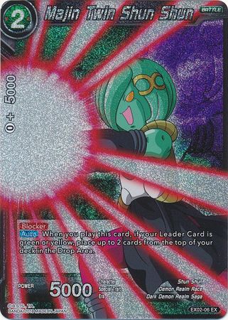 Majin Twin Shun Shun (Foil) (EX02-06) [Dark Demon's Villains] | Odin's Place
