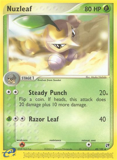 Nuzleaf (48/100) [EX: Sandstorm] | Odin's Place