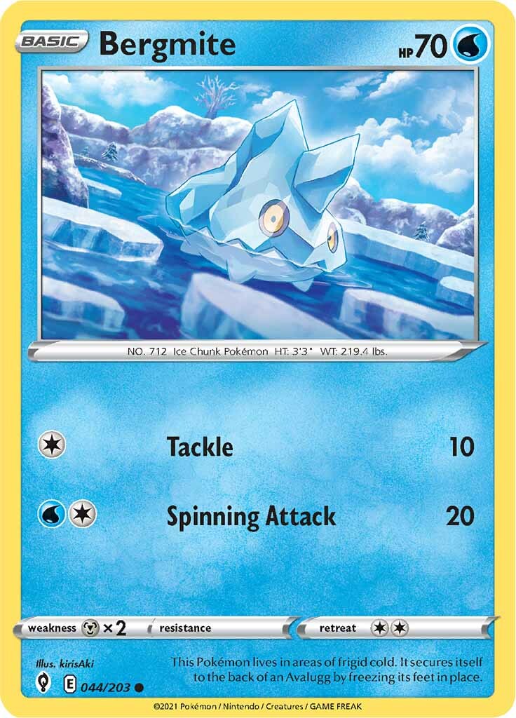 Bergmite (044/203) [Sword & Shield: Evolving Skies] | Odin's Place