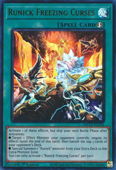 Runick Freezing Curses [MP23-EN245] Ultra Rare | Odin's Place