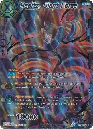 Raditz, Giant Force (DB3-136) [Giant Force] | Odin's Place
