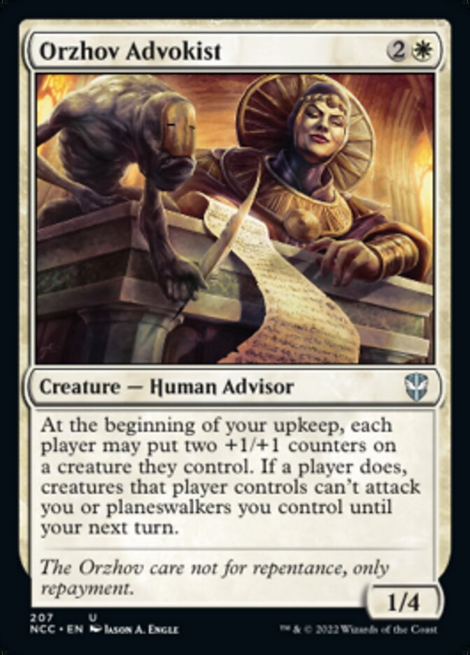 Orzhov Advokist [Streets of New Capenna Commander] | Odin's Place