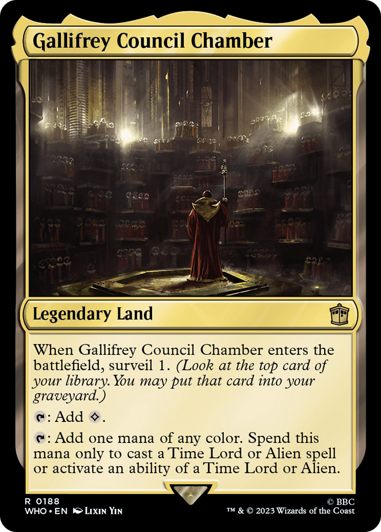 Gallifrey Council Chamber (Extended Art) [Doctor Who] | Odin's Place