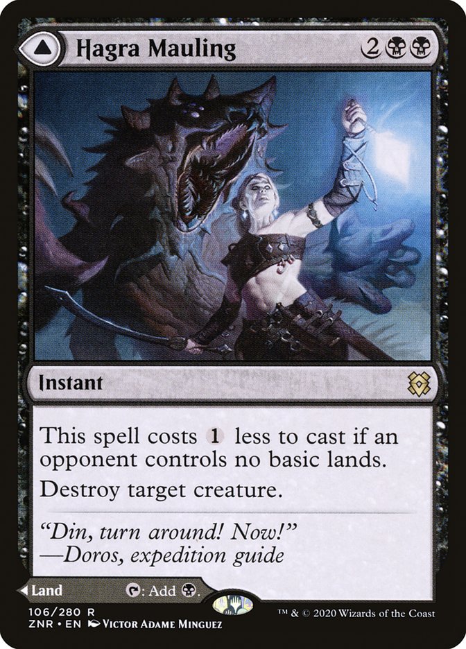 Hagra Mauling // Hagra Broodpit [Zendikar Rising] | Odin's Place