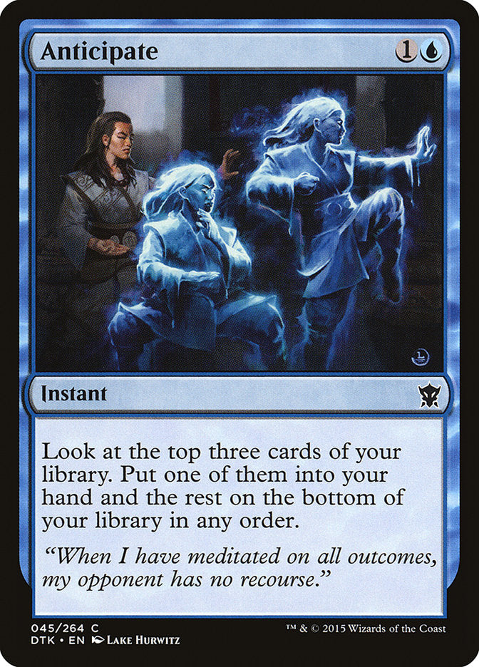 Anticipate (45) [Dragons of Tarkir] | Odin's Place