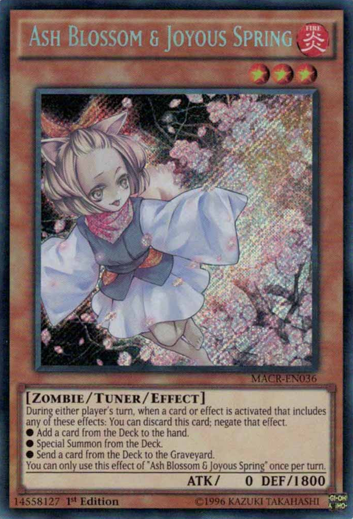 Ash Blossom & Joyous Spring [MACR-EN036] Secret Rare | Odin's Place