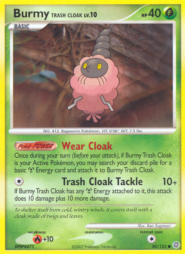 Burmy Trash Cloak (80/132) [Diamond & Pearl: Secret Wonders] | Odin's Place