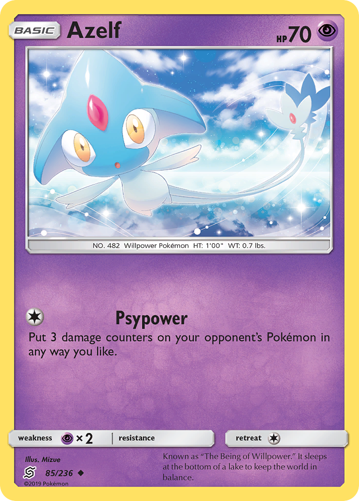 Azelf (85/236) [Sun & Moon: Unified Minds] | Odin's Place