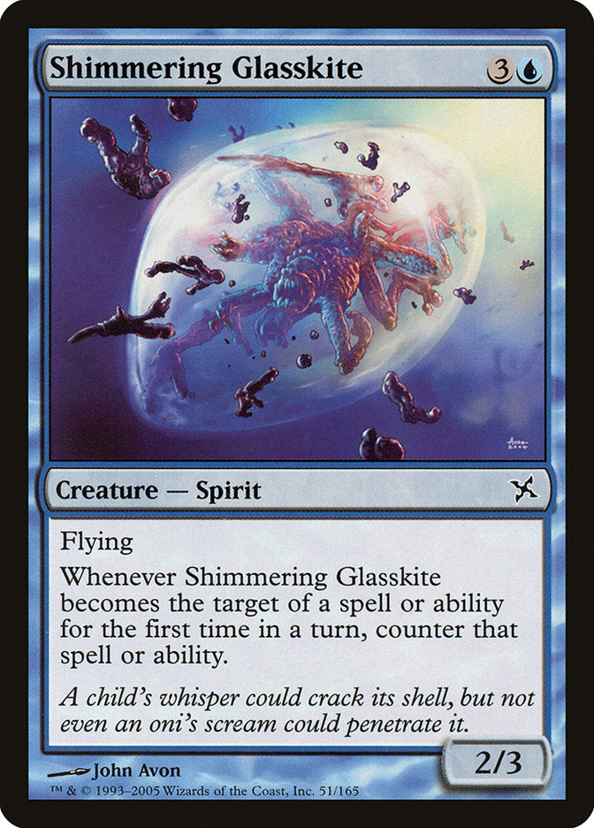 Shimmering Glasskite (51) [Betrayers of Kamigawa] | Odin's Place