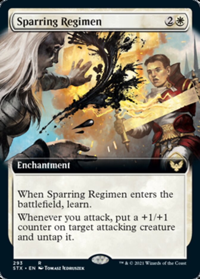 Sparring Regimen (Extended Art) [Strixhaven: School of Mages] | Odin's Place