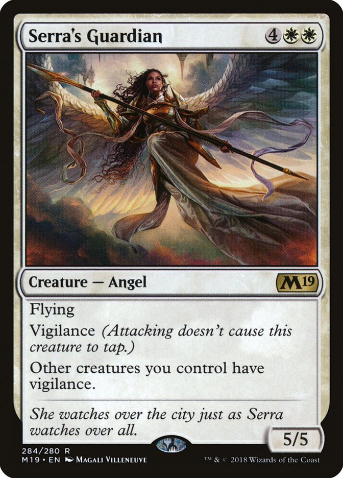 Serra's Guardian (284) [Core Set 2019] | Odin's Place