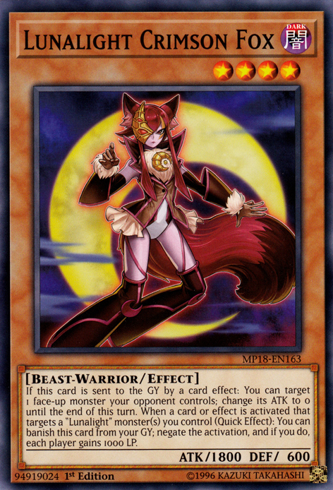 Lunalight Crimson Fox [MP18-EN163] Common | Odin's Place