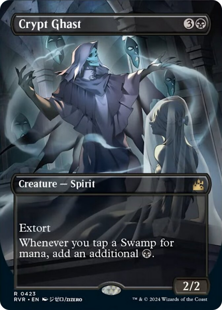 Crypt Ghast (Anime Borderless) [Ravnica Remastered] | Odin's Place