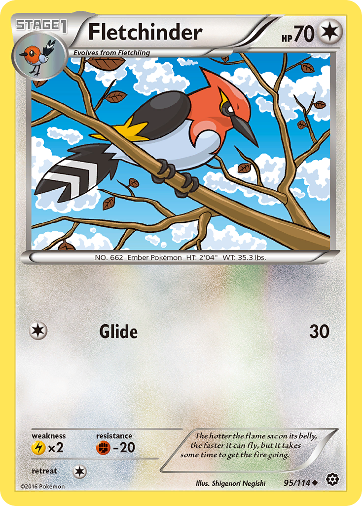 Fletchinder (95/114) [XY: Steam Siege] | Odin's Place