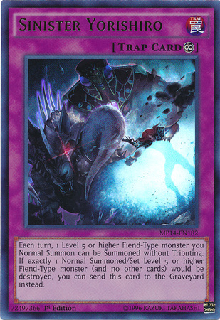 Sinister Yorishiro [MP14-EN182] Ultra Rare | Odin's Place