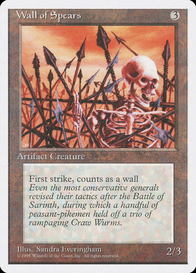 Wall of Spears (356) [Fourth Edition] | Odin's Place