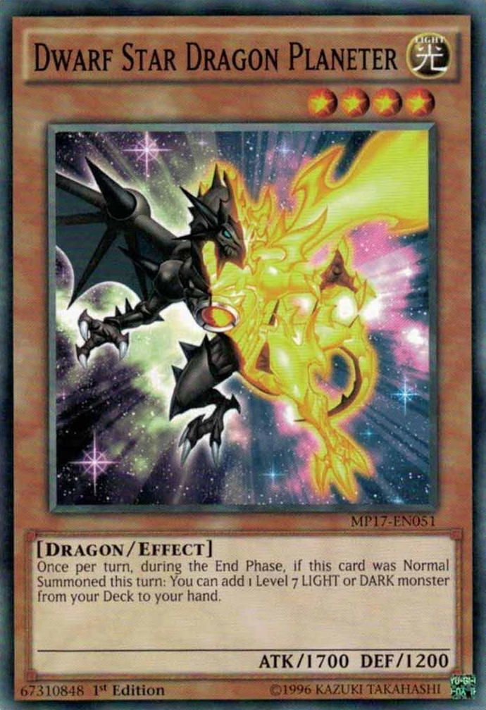 Dwarf Star Dragon Planeter [MP17-EN051] Common | Odin's Place
